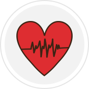 Heart EKG Icon